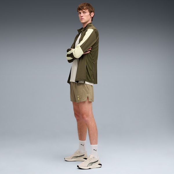 PUMA x ALEX TOUSSAINT Men's 5" Training Shorts, Velvet Moss, extralarge